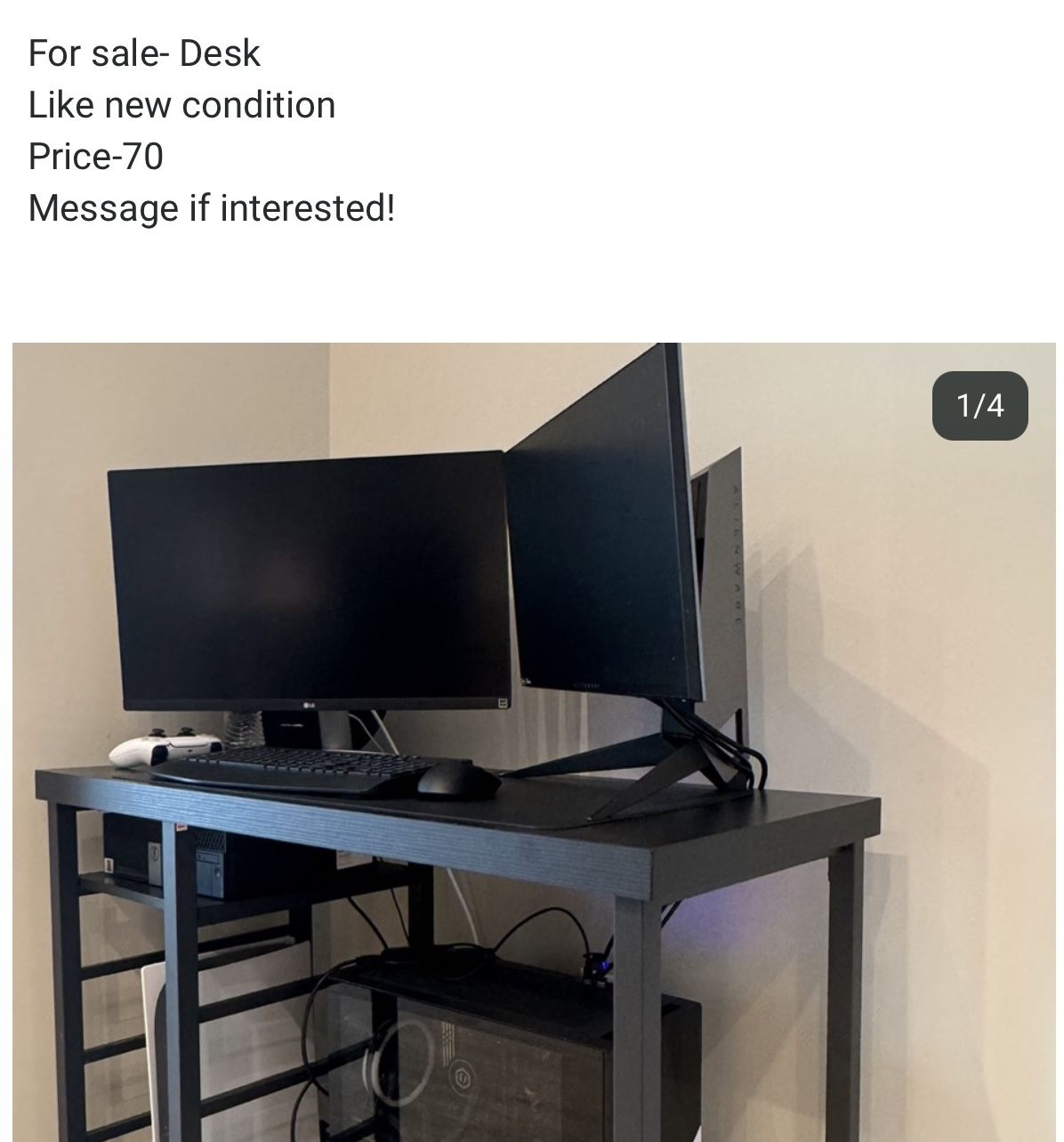 New Computer Desk Petite Perfect For Small Spaces