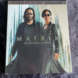 The Matrix Resurrections 4K Blu Ray Digital