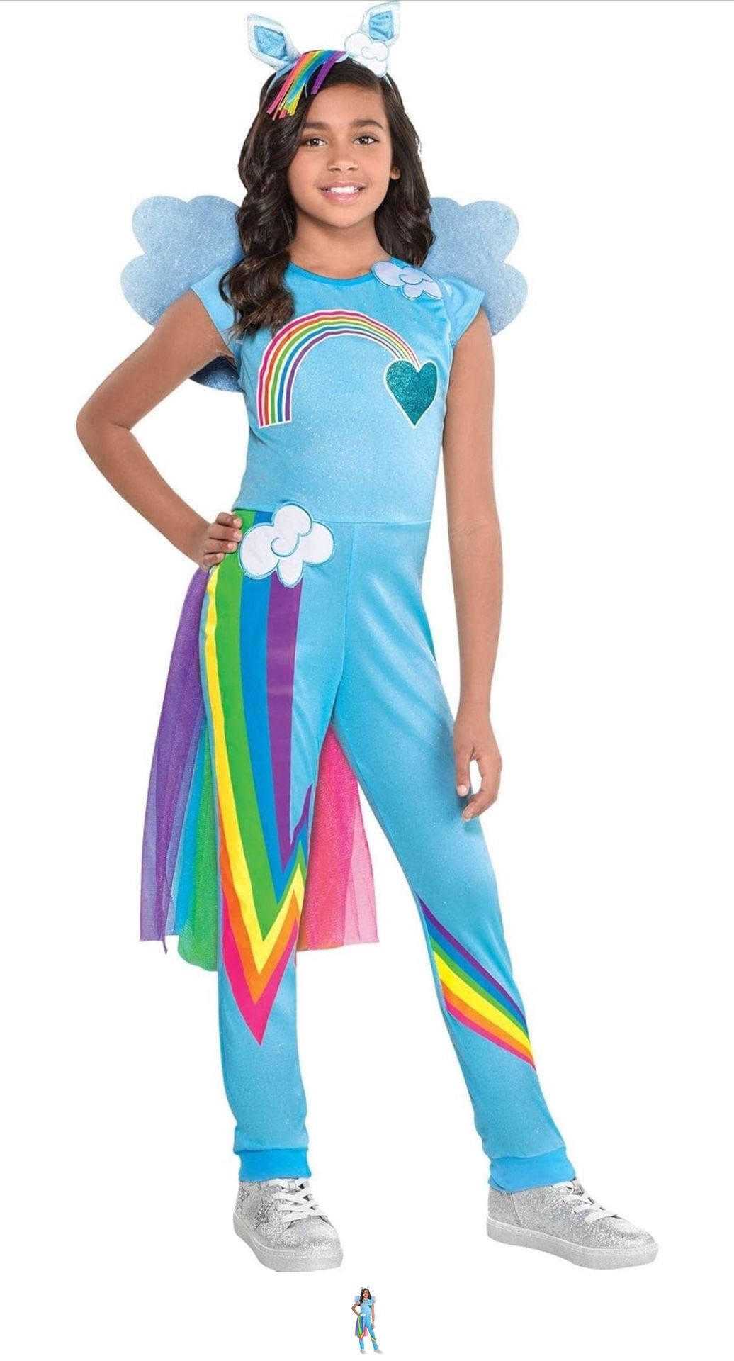 WHalloween costume. Little Pony. Rainbow Dash. 4-6 years old. Irvine