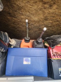 Gas cans , great for quads ,dietbikes or ect.