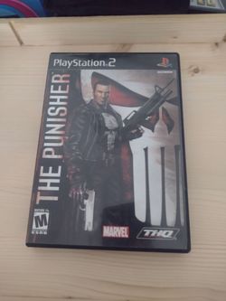 Like new very rare game PS2 punisher price is firm $125