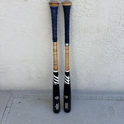 2 Marucci Wooden Baseball ⚾️ Bats In Great Shape 