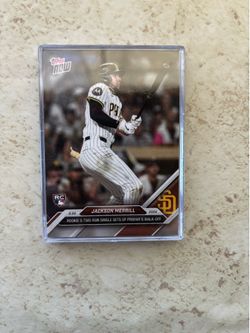 Jackson Merril Topps Now rookie card