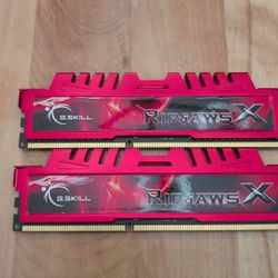 G.Skill RipjawsX DDR3-1600 CL9 8gb (2x4gb) DRAM/DIMM