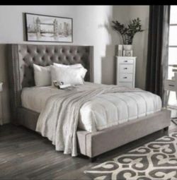 Queen Bed Frame With Mattress 