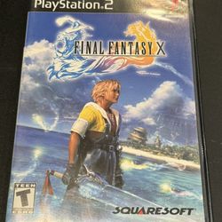 Final Fantasy X  10 PS2 (PlayStation 2, 2001) Black Label Complete  w Manual