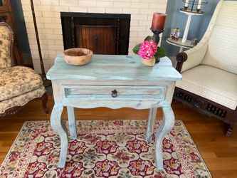 Rustic Corona Style Mexican Pine Entry Table / Small Desk / Vanity