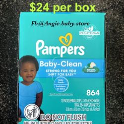 Pampers Wipes Fresh Scent 