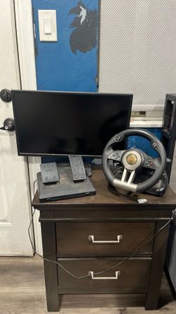 pxn racing wheel+pedals with the monitor