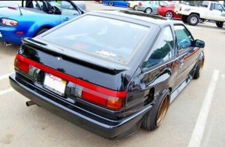 Fender TOYOTA COROLLA AE86 HATCHBACK JDM REAR WIDE BODY OVER FENDERS PANELS Widebody