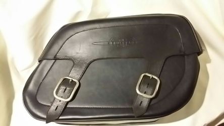 SOLD Vintage Suzuki Saddle Bags