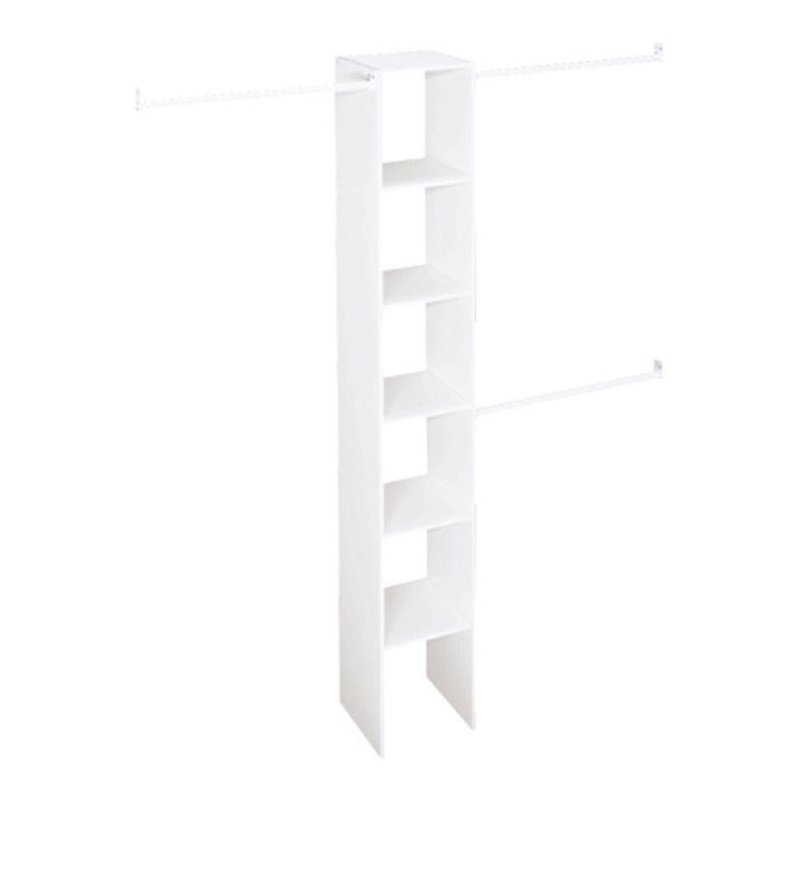 Closetmaid vertical closet organizer, 12”, white