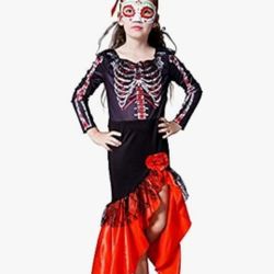 Cirls Day of the Dead Bride Dress