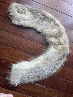 Genuine fox fur collar