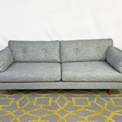 ( Delivery Available ) Article Anton Winter Gray Sofa