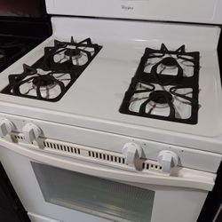 Gas Stove Whirlpool White Color