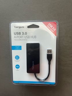 Targus USB 3.0 4-Port Hub (Model ACH124US), Brand new factory sealed