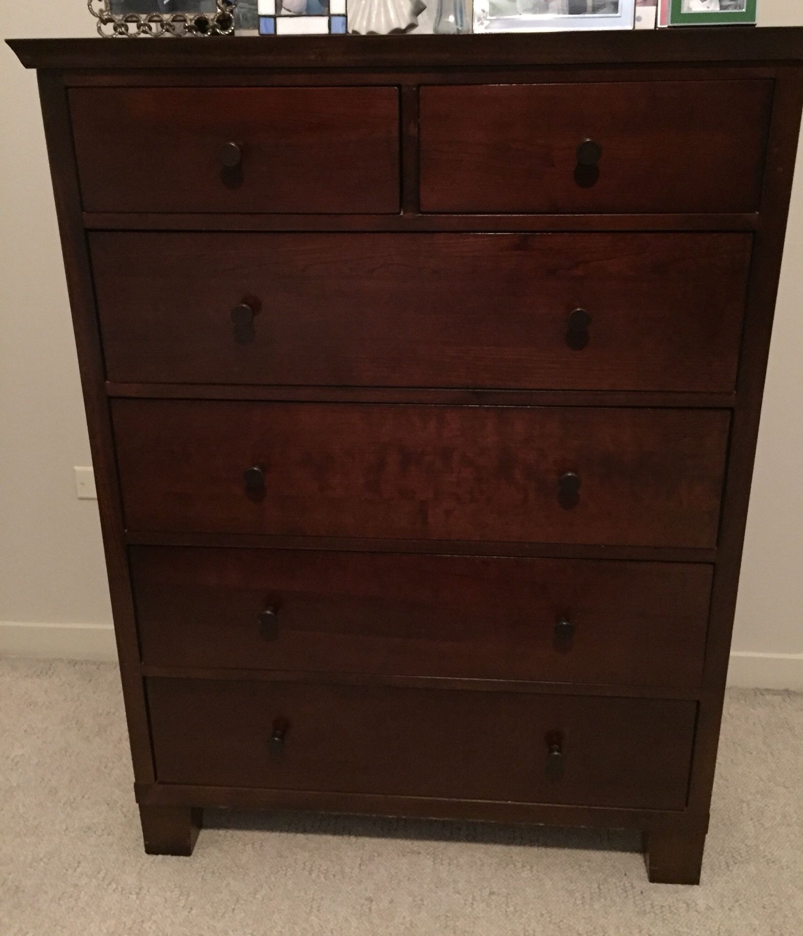 Pottery barn valencia tall dresser discount