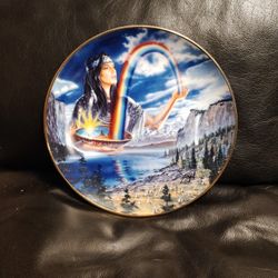 Plate Decorative, Rainbow Maiden, Franklin