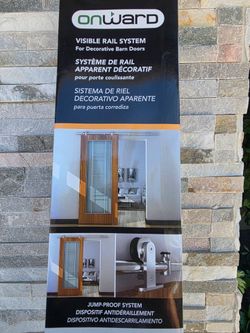 Barn Door rail system
