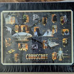 Disney Star Wars Coruscant Deluxe Print Heart & Capital of the Galaxy' Sideshow Print Poster