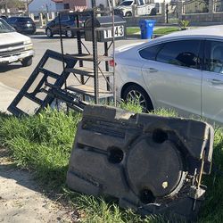 Free basketball hoop.