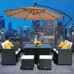 NEW! BANANA UMBRELLA with LED SIZE 2,7M X-LARGE 

