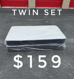 Twin Size Mattress Set – Medium Comfort – Available Today 🚚