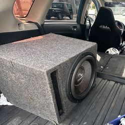 2500w Subwoofer And Amp 