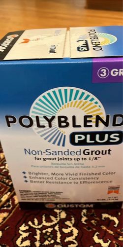 Custom Polyblend Plus Non-Sanded Grout