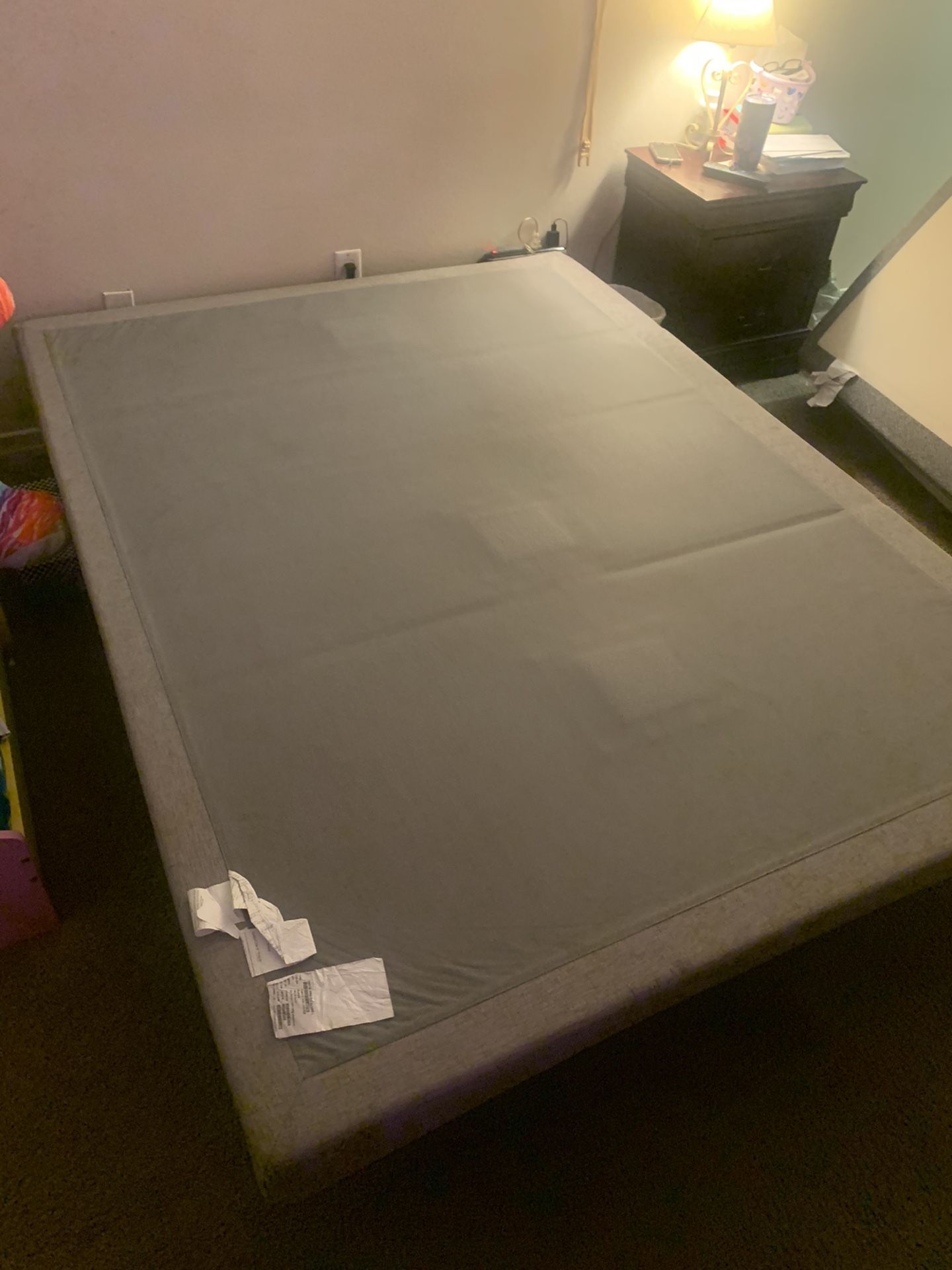 Bed frame only queen size