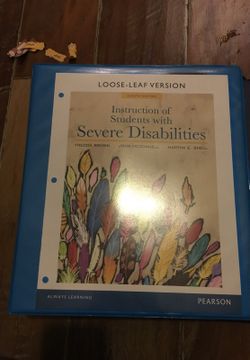 Instruction of Students with Severe Disabilities