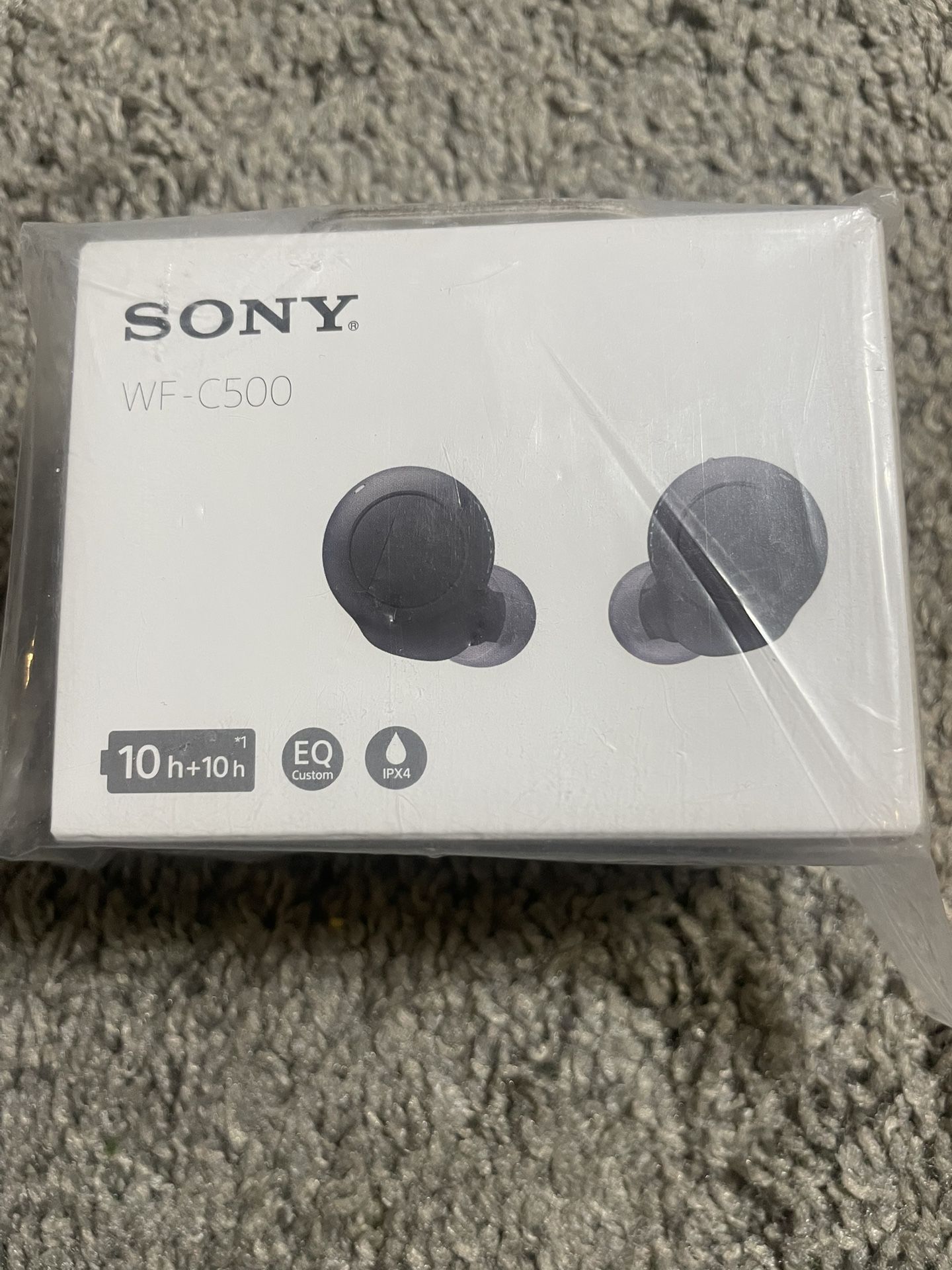 Sony WF-C500 Truly Wireless in-Ear Headphones, Black