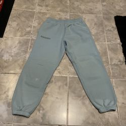 Pangaia Migweight Trackpants Magnolia Sky Blue Joggers SZ Medium Light Blue