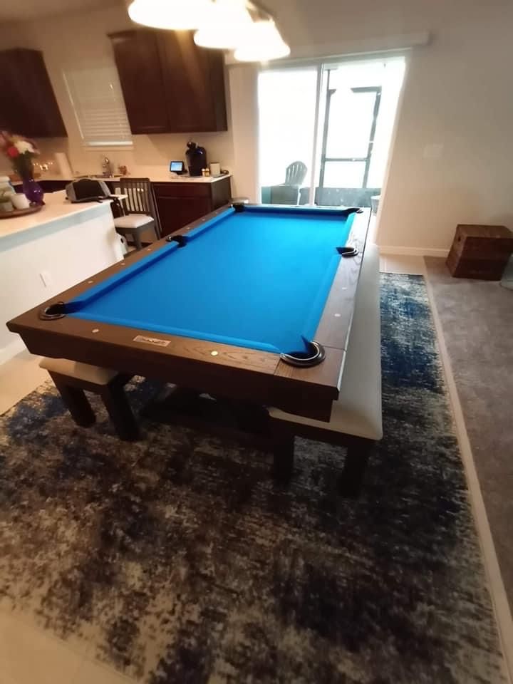 Farmhouse Dining Pool Table