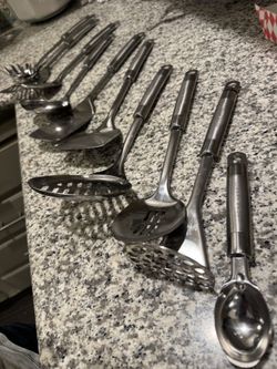 Set Of Metal Utensils 