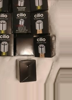 NIB Cilio stainless steel wine bottle sealers Please Read