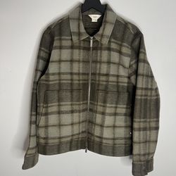 Vuori Ballard Zip Up Jacket Mens Medium Oregano Green NWOT