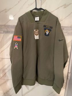 Nike Los Angeles Rams Salute to Service Bomber Jacket XXL
