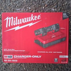 Milwaukee dual bay rapid charger