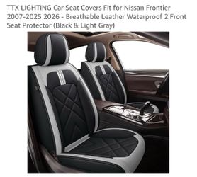 Nissan frontier seat covers. Really nice. New.