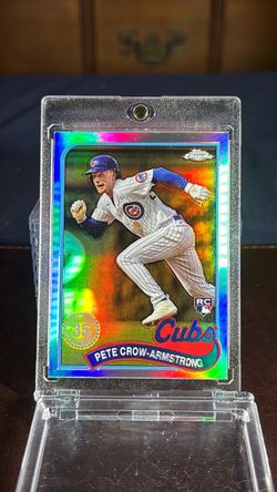 2024 Topps Chrome Pete Crow Armstrong Silver Holo Rookie