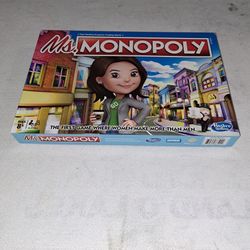Ms. Monopoly Board Game In Excellent New Condition (Is Complete Nothing Missing)