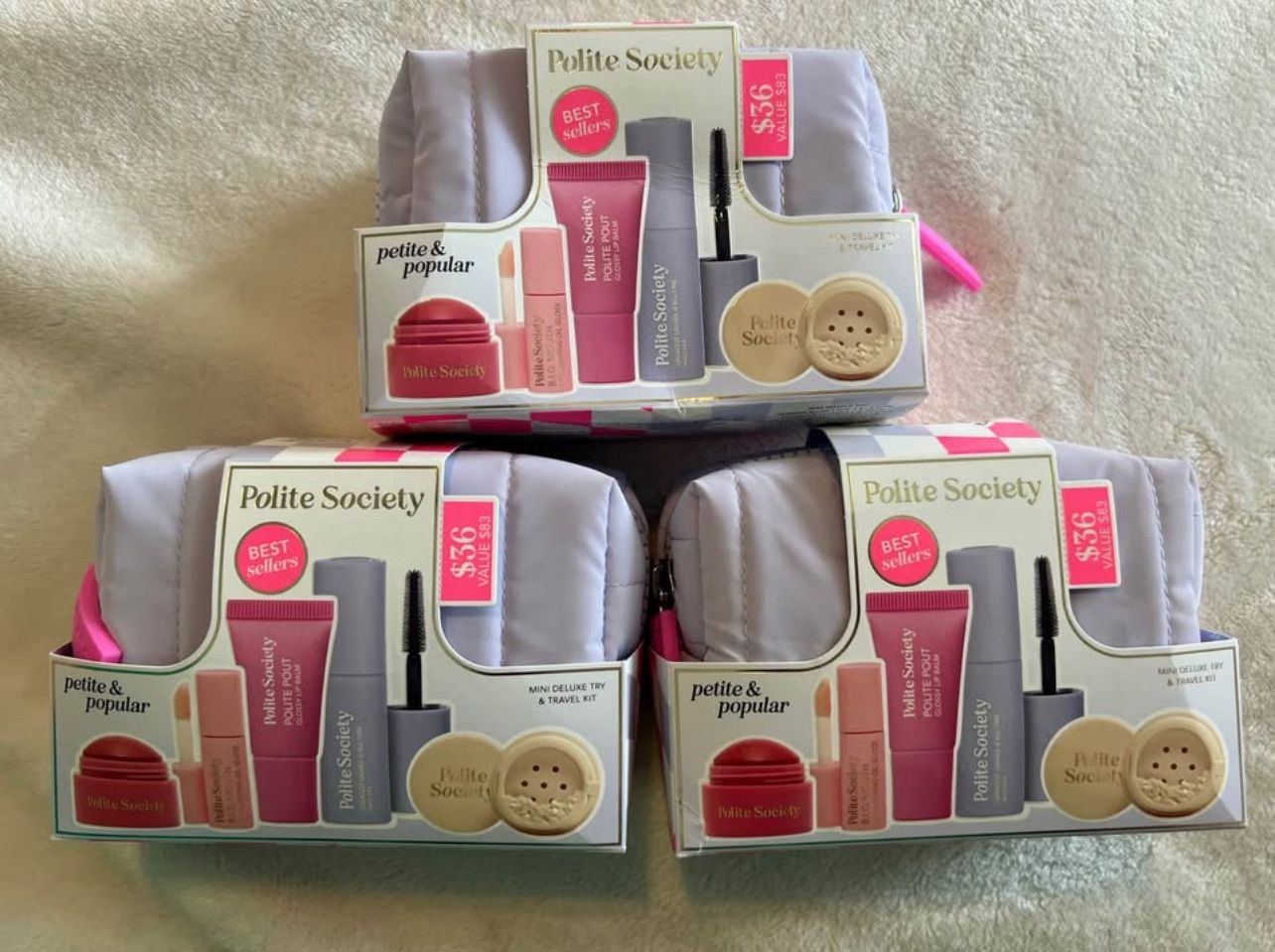 Polite Society Mini Deluxe Travel kit