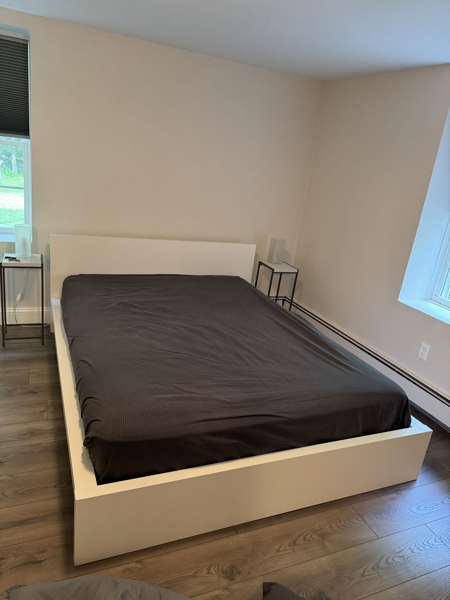 White IKEA Bed frame