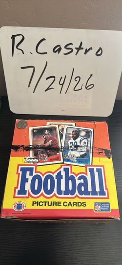 1988 Topps Football Jumbo Box