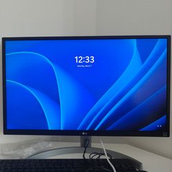 LG 27-inch Ultrafine Computer Monitor 4K UHD (3840 x 2160) (27UL500-W)