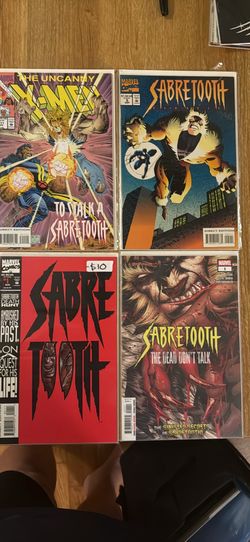 Sabretooth Comic Lot – $10