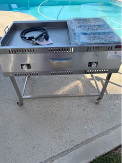 Brand new taco griddle with side warmers