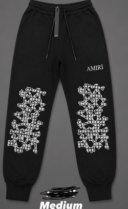 Size medium amiri bone sweat pants FOR TRADES AND SALE